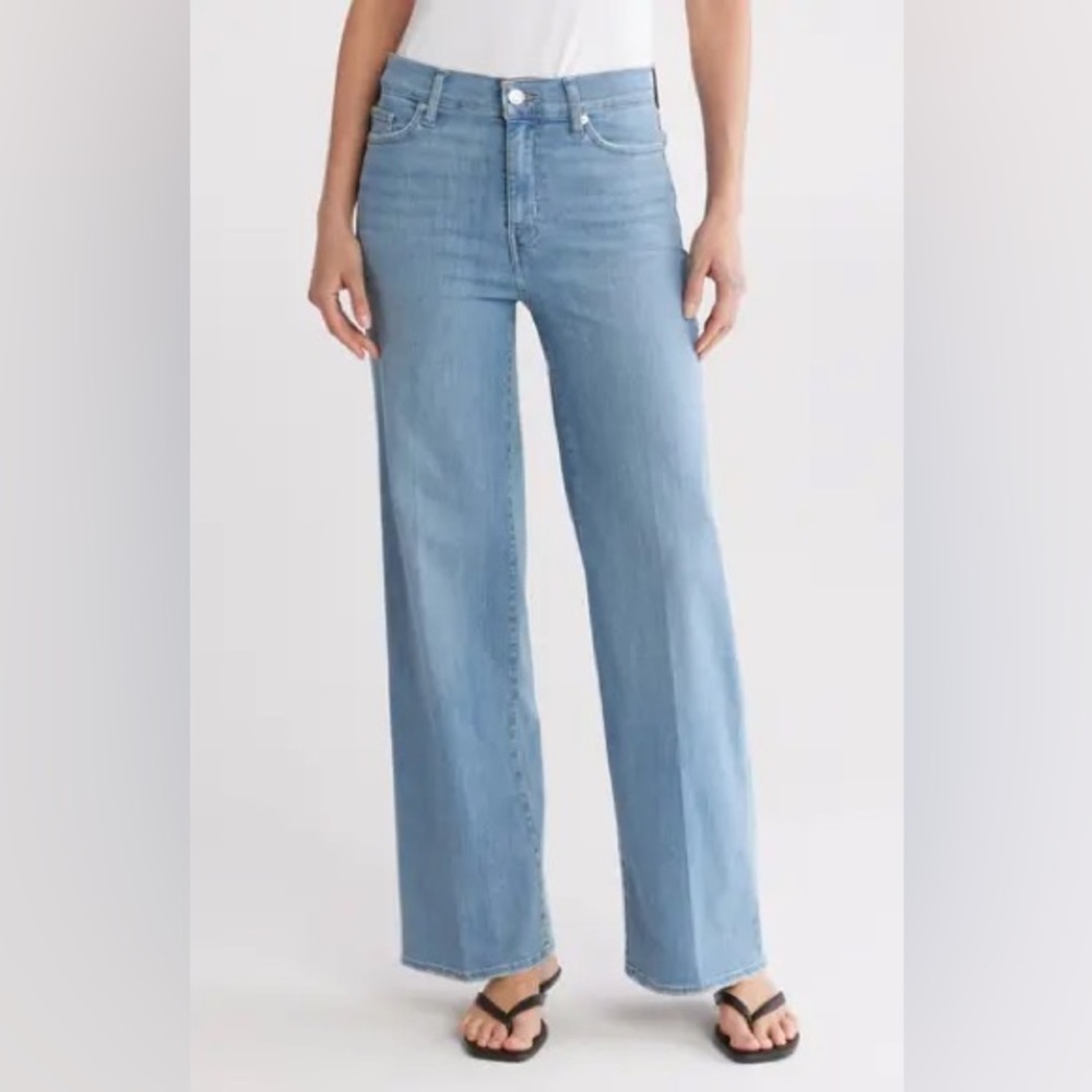 FRAME Le Slim Palazzo High Waist Wide Leg Jeans Size 30